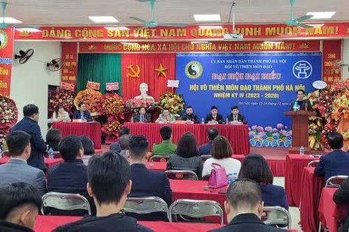 Đại hội đại biểu Hội Võ Thiên Môn Đạo thành phố Hà Nội lần thứ IV