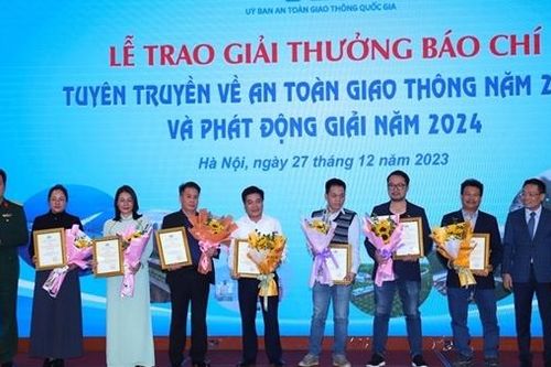 Báo CAND đoạt 2 giải Báo chí tuyên truyền về An toàn giao thông năm 2023