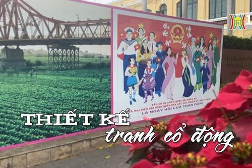 Thiết kế tranh cổ động | Nhịp sống Hà Nội | 27/12/2023