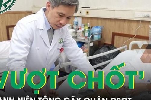 Sĩ quan cảnh sát bị người vi phạm giao thông tông gãy chân rồi tẩu thoát