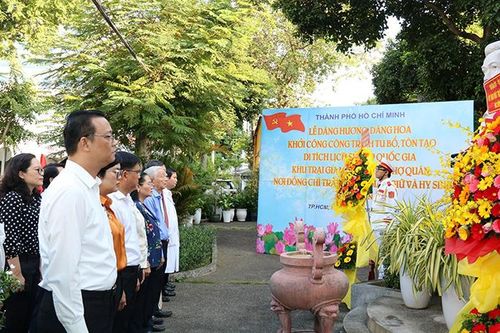 Tu bổ, tôn tạo Di tích lịch sử quốc gia Khu trại giam Bệnh viện Chợ Quán
