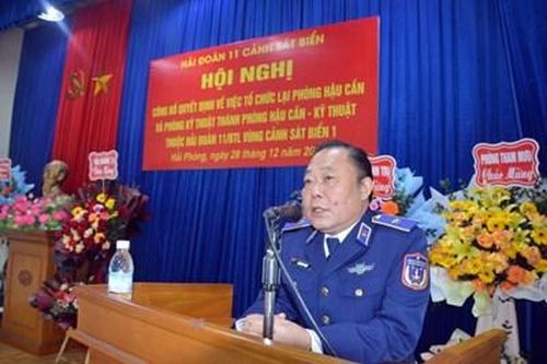 Vùng Cảnh sát biển 1: Công bố quyết định sáp nhập Phòng Hậu cần và Phòng Kỹ thuật, Hải đoàn 11