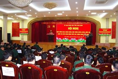 Tỉnh Nam Định hiệp đồng giao, nhận quân năm 2024