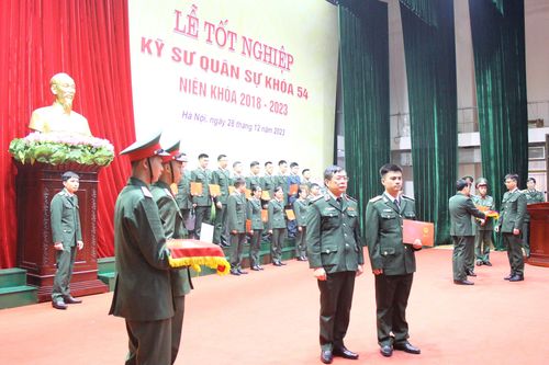 Học viện Kỹ thuật Quân sự tổ chức Lễ tốt nghiệp cho học viên khóa 54