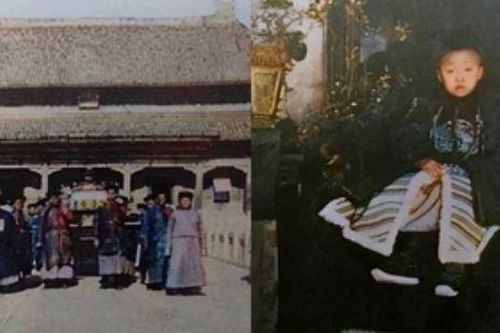 Ảnh màu cực hiếm ghi lại cận cảnh lễ đăng cơ của Hoàng đế Phổ Nghi: Bức thứ 3 chứa chi tiết đắt giá