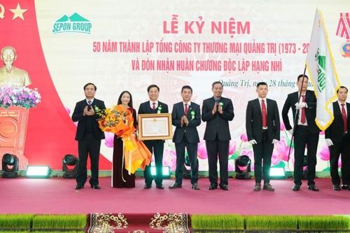 Tỉnh Quảng Trị: Sepon Group nhận Huân chương Độc lập hạng Nhì