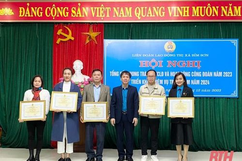 Thị xã Bỉm Sơn đẩy mạnh các phong trào thi đua trong công nhân, viên chức, lao động