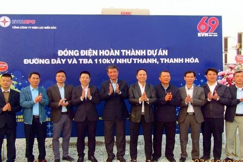Đóng điện dự án đường dây và trạm biến áp 110kV Như Thanh