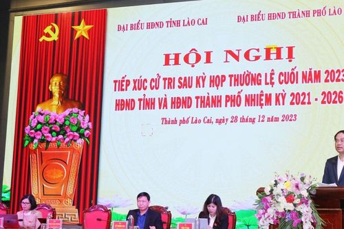 Đề nghị cấp ủy, chính quyền các cấp quan tâm thực hiện tốt chủ đề năm 2024 đã đề ra
