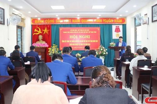 Tổng kết công tác huấn luyện và thi đấu thể dục thể thao năm 2023