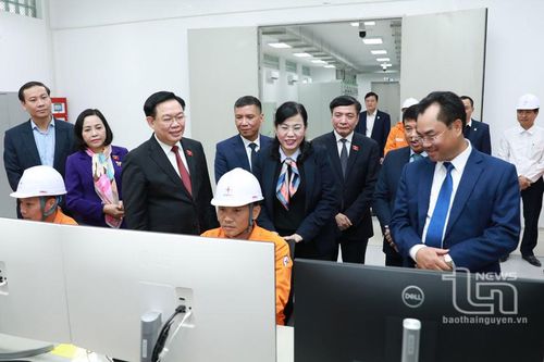 Chủ tịch Quốc hội kiểm tra công tác xây dựng nông thôn mới tại Định Hóa