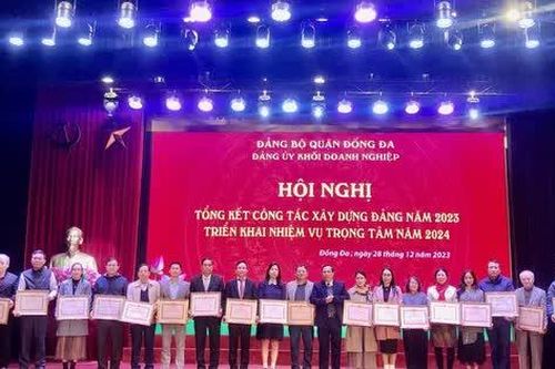 Hà Nội: Đảng ủy Khối doanh nghiệp quận Đống Đa triển khai thực hiện nghị quyết Hội nghị Trung ương 8 (khóa XIII)
