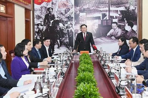 Chủ tịch Quốc hội Vương Đình Huệ: Xây dựng nông thôn mới tại huyện Định Hóa truyền cảm hứng cho các địa phương khác