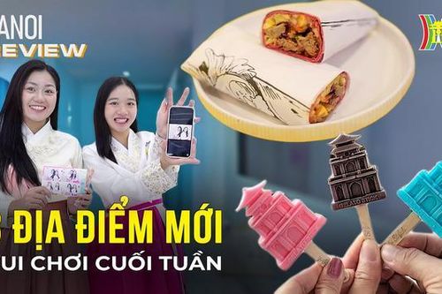 Trở thành cô gái Hàn Quốc, ăn bánh Ukraine và kem 3D Việt Nam | Hà Nội Reviews | 28/12/2023