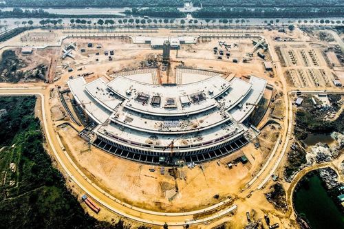 Dự án Bảo tàng Lịch sử Quân sự Việt Nam 2.500 tỷ đồng nhìn từ flycam