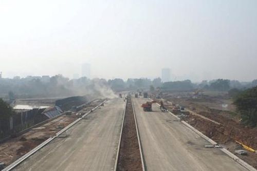 Tiến độ thi công tuyến đường hơn 700 tỷ đồng tại Hà Nội