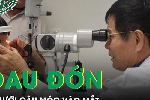 Bé trai đau đớn, hoảng loạn vì lưỡi câu móc vào mắt