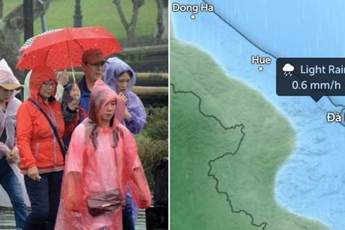 Dự báo sẽ có mưa tại một số tỉnh thành ở nước ta trong dịp nghỉ Tết Dương lịch
