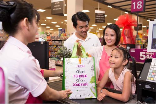 AEON Việt Nam giảm 12 triệu túi ni-lông bằng những sáng kiến 'xanh'