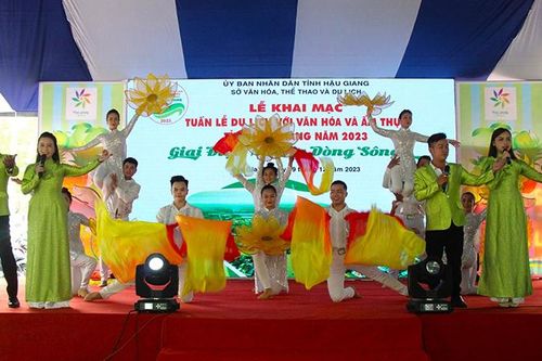 Khai mạc tuần lễ du lịch với văn hóa, ẩm thực tỉnh Hậu Giang năm 2023