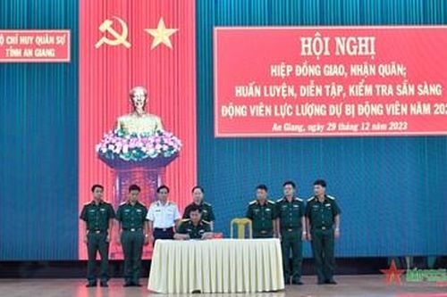 An Giang: Gần 2.000 thanh niên thực hiện nghĩa vụ quân sự và tham gia nghĩa vụ công an nhân dân năm 2024