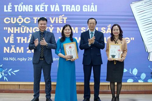 Trao giải Cuộc thi viết 'Những kỷ niệm sâu sắc về thầy cô và mái trường' 2023