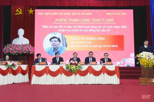 'Hiến kế' nâng cao năng lực thực hiện nhiệm vụ chính trị của đảng bộ cấp xã