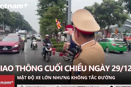 Giao thông thuận lợi cuối giờ chiều, người dân yên tâm về quê nghỉ lễ