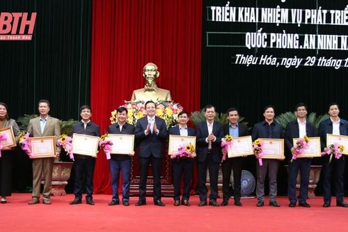 Thiệu Hóa phấn đấu đạt và vượt 25 chỉ tiêu phát triển kinh tế - xã hội năm 2024