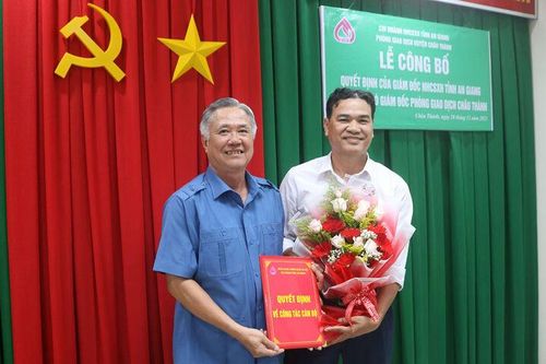 Công bố quyết định bổ nhiệm Phó Giám đốc Phòng Giao dịch Ngân hàng Chính sách xã hội huyện Châu Thành