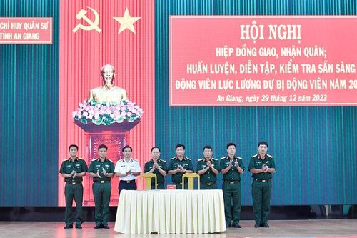 Hiệp đồng giao, nhận quân năm 2024