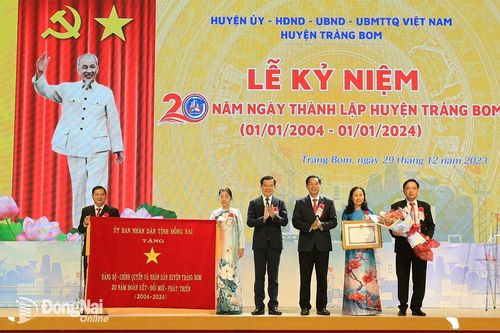 Huyện Trảng Bom phấn đấu trở thành thị xã vào năm 2025