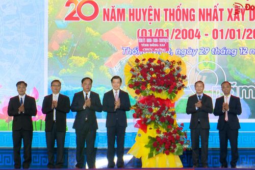Huyện Thống Nhất kỷ niệm 20 năm thành lập
