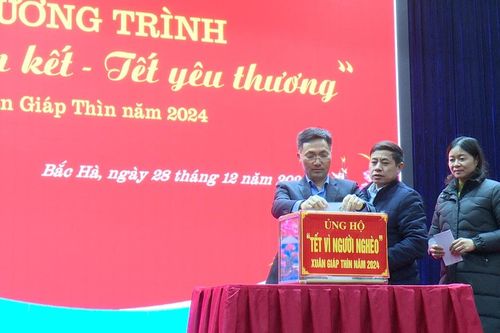 Bắc Hà: Phát động ủng hộ Tết vì người nghèo năm 2024