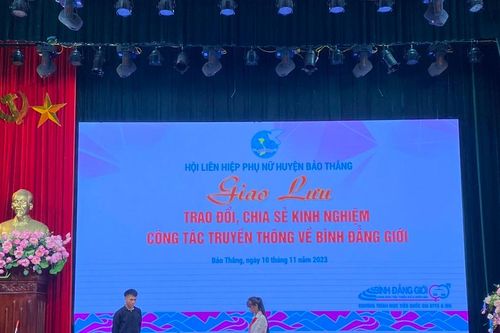 Bảo Thắng: Đa dạng hình thức truyền thông bảo vệ phụ nữ, trẻ em