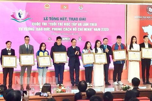 Tỉnh Ninh Bình đoạt hai giải tại Cuộc thi 'Tuổi trẻ học tập và làm theo tư tưởng, đạo đức, phong cách Hồ Chí Minh' năm 2023