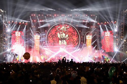 Vị trí để phương tiện khi tham gia chương trình nghệ thuật Chào năm mới (Viettri Countdown 2024)
