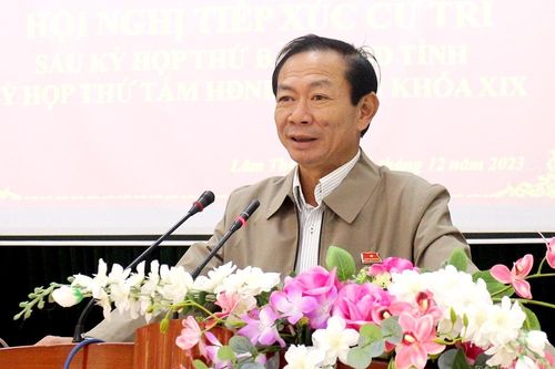 Đại biểu HĐND tỉnh tiếp xúc cử tri tại huyện Lâm Thao