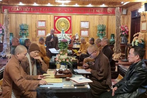 Thái Nguyên: Thường trực Ban Trị sự GHPGVN tỉnh tổ chức họp cùng các ban chuyên môn