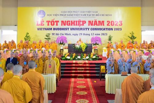 1.085 Tăng Ni và học viên tốt nghiệp các hệ Tiến sĩ, Thạc sĩ và Cử nhân Phật học