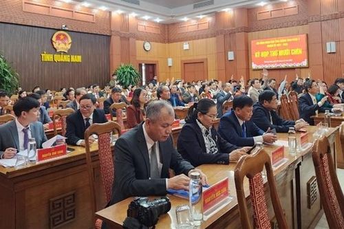 Quảng Nam: Công bố kết quả lấy phiếu tín nhiệm 28 người giữ chức vụ do HĐND tỉnh bầu