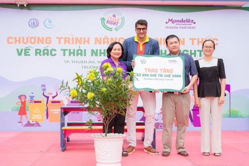 Mondelez Kinh Đô truyền cảm hứng bảo vệ môi trường đến hàng nghìn học sinh tại Việt Nam thông qua sáng kiến 'Trash Right'