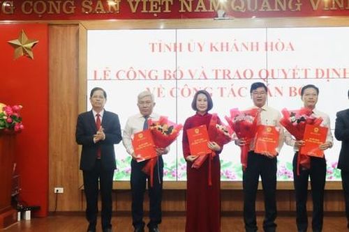 Bổ nhiệm, chỉ định nhân sự Đà Nẵng, Khánh Hòa