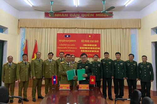 Tăng cường phối hợp xây dựng biên giới, cửa khẩu hòa bình, hữu nghị, hợp tác và phát triển