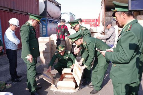 Bắt giữ vụ vận chuyển hàng hóa trái phép qua cửa khẩu Cảng Hải Phòng