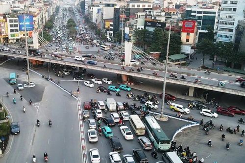 Nút giao Ngã Tư Sở sau khi mở rộng sẽ được tổ chức giao thông ra sao?