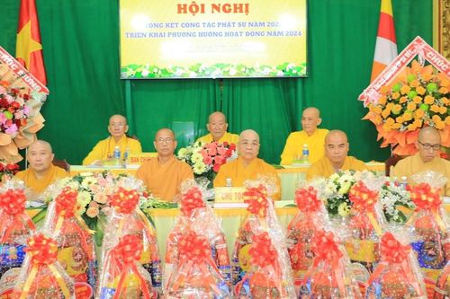 Đồng Tháp: Hội nghị tổng kết hoạt động Phật sự năm 2023