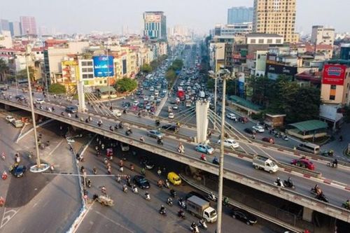 Hà Nội: Điều chỉnh luồng giao thông nút giao Ngã Tư Sở