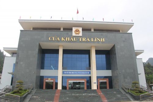 Cặp Cửa khẩu Trà Lĩnh-Long Bang chính thức nâng cấp thành cửa khẩu quốc tế