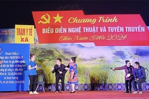 Tuyên truyền, phổ biến chính sách, pháp luật về BHYT trong chương trình biểu diễn nghệ thuật